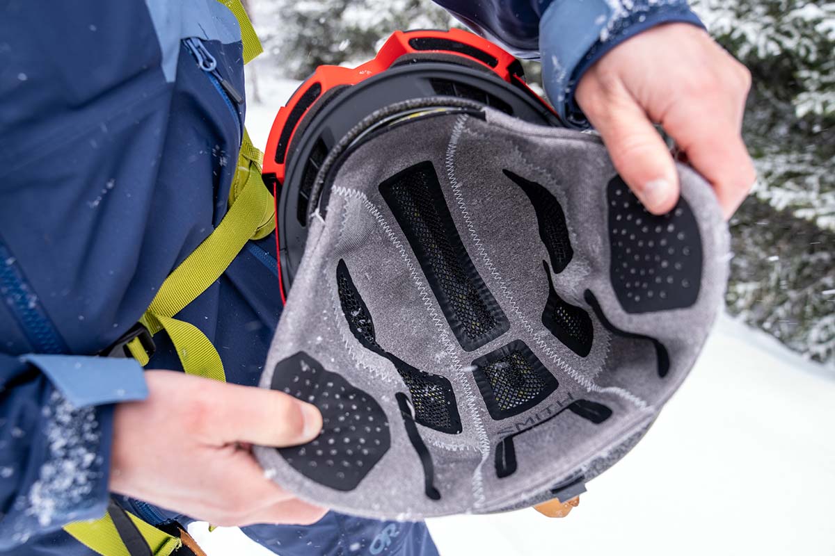 Smith Code ski helmet liner